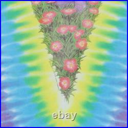 Vintage 1991 Grateful Dead Spring Tour Liquid Blue Tie Dye Shirt