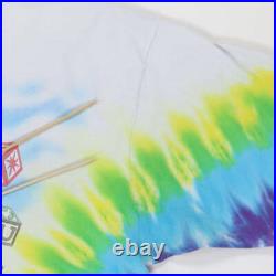 Vintage 1991 Grateful Dead Spring Tour Liquid Blue Tie Dye Shirt