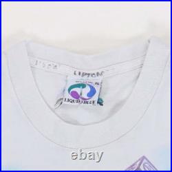 Vintage 1991 Grateful Dead Spring Tour Liquid Blue Tie Dye Shirt