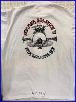 Vintage 1991 Grateful Dead Summer Solstice T-Shirt XL USA Fruit of the Loom