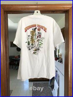Vintage 1991 Grateful Dead Summer Tour T Shirt Size XL Brockum Not Fade Away