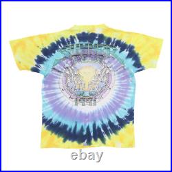 Vintage 1991 Grateful Dead Summer Tour Tie Dye Shirt Size Large