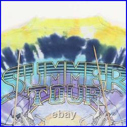 Vintage 1991 Grateful Dead Summer Tour Tie Dye Shirt Size Large