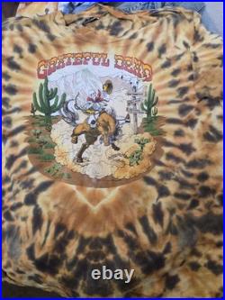 Vintage 1991 Grateful Dead Summer Tour Tie Dye T Shirt XL Brockum USA GDM