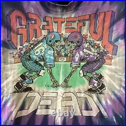 Vintage 1991 Grateful Dead Tie Dye Tour Shirt Giants Stadium Size L