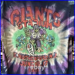 Vintage 1991 Grateful Dead Tie Dye Tour Shirt Giants Stadium Size L