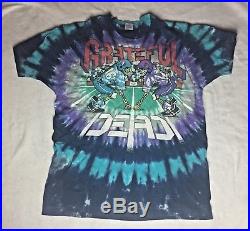Vintage 1991 Grateful Dead Tour Shirt Giants Stadium Rare GDM Brockum Size XL