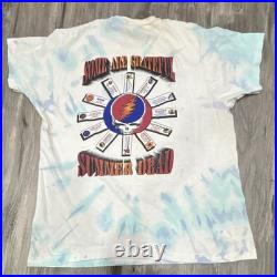 Vintage 1991 Grateful Dead concert T- shirt Screen Stars summer dead tour XL
