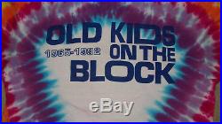 Vintage 1992 GRATEFUL DEAD Old Kids on the Block Tie Dye Shirt LRG Jerry Garcia