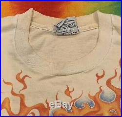 Vintage 1992 Grateful Dead All Over Print Shirt Jerry Garcia Single Stitch Large