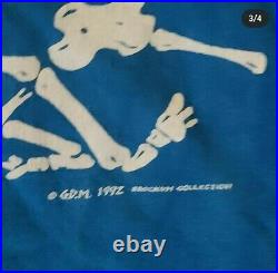 Vintage 1992 Grateful Dead Brockum Liquid Blue T-Shirt Size XL 90s Band Tee Rare