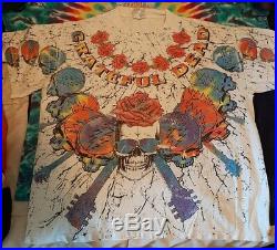 Vintage 1992 Grateful Dead Brockum T Shirt Stealie SYF tie dye