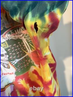Vintage 1992 Grateful Dead Lithuania Basketball Shirt Liquid Blue XL