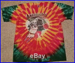 Vintage 1992 Grateful Dead Lituania Olympic Basketball T Shirt. Excellent