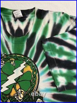 Vintage 1992 Grateful Dead Philadelphia Tie Dye Brockum T-Shirt XL 90s Patrick