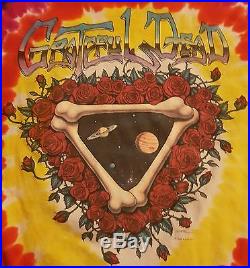 Vintage 1992 Grateful Dead Space Your Face Tie Dye T Shirt Mens XXL Jerry Garcia