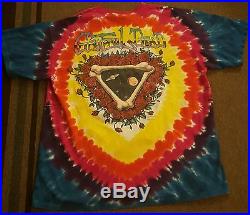 Vintage 1992 Grateful Dead Space Your Face Tie Dye T Shirt Mens XXL Jerry Garcia