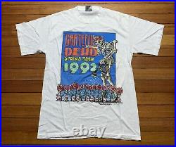 Vintage 1992 Grateful Dead Spring Tour Concert Shirt Brockum Large White
