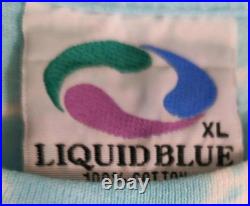 Vintage 1992 Grateful Dead Spring Tour Liquid Blue Tie Dye XL Shirt