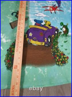 Vintage 1992 Grateful Dead Spring Tour Liquid Blue Tie Dye XL Shirt