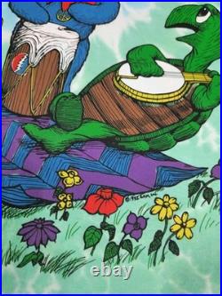 Vintage 1992 Grateful Dead Spring Tour Liquid Blue Tie Dye XL Shirt