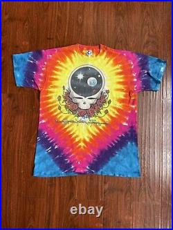 Vintage 1992 Grateful Dead T-Shirt Size XL Space Your Face Tie Dye 90s
