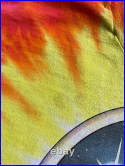 Vintage 1992 Grateful Dead T-Shirt Size XL Space Your Face Tie Dye 90s