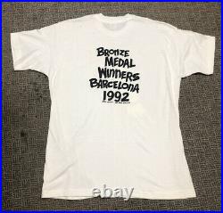 Vintage 1992 Grateful Dead T Shirt men size XL Lithuania Basketball Olympics NR