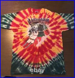 Vintage 1992 Grateful Dead Tie Dye Lithuania Olympic T-Shirt