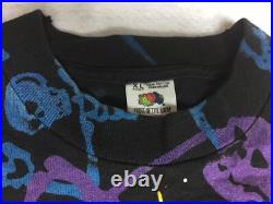 Vintage 1992 Grateful Dead Tour Shirt All Over Print GDM Rare Brockum Size XL