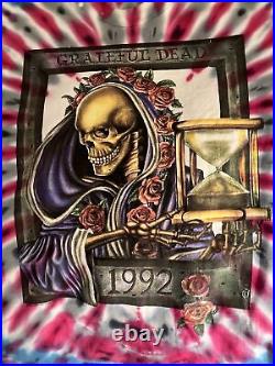 Vintage 1992 Grateful Dead XL Oakland New Year's Eve Bill Graham Tribute T Shirt