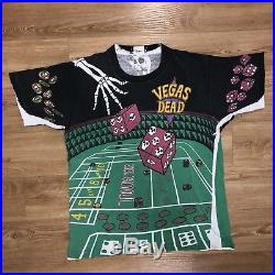 Vintage 1992 Liquid Blue Grateful Dead Las Vegas T-Shirt