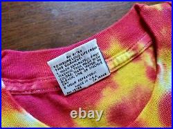 Vintage 1992 Lithuania Basketball T-Shirt Grateful Dead Tee L Tie Dye Speirs