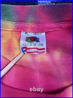 Vintage 1992 Lithuania Basketball T-Shirt Grateful Dead Tee XL Tie Dye USA Made
