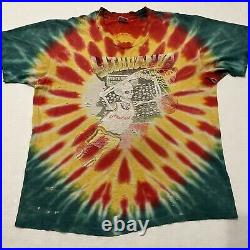 Vintage 1992 Lithuania Grateful Dead T Shirt L Large Mens Barcelona Olympics 90s