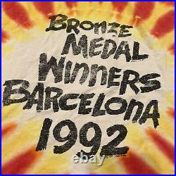 Vintage 1992 Lithuania Grateful Dead T Shirt L Large Mens Barcelona Olympics 90s