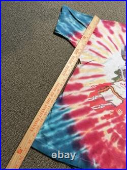 Vintage 1992 Lithuania Olympic Basketball Team T Shirt Grateful Dead Tie Dye XL