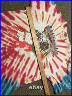 Vintage 1992 Lithuania Olympic Basketball Team T Shirt Grateful Dead Tie Dye XL