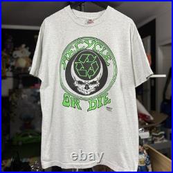 Vintage 1993 Fashion Victim Grateful Dead Recycle Or Die RARE Band Shirt Obscure