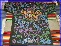 Vintage 1993 GRATEFUL DEAD All Over Rock Concert tour 90s Rare band t shirt 42