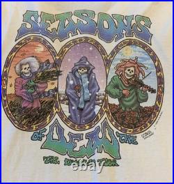 Vintage 1993 GRATEFUL DEAD XL Seasons of the Dead The Endless Tour T-shirt USA