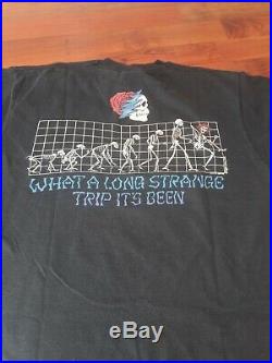Vintage 1993 Grateful Dead Long Strange Trip Shirt