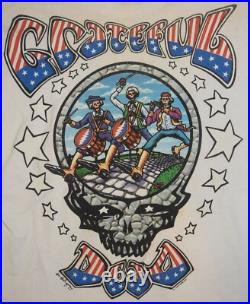 Vintage 1993 Grateful Dead Revolutionary Dead Liquid Blue T-Shirt Large Made USA