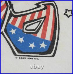 Vintage 1993 Grateful Dead Revolutionary Dead Liquid Blue T-Shirt Large Made USA