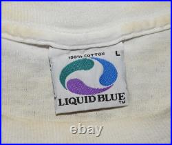 Vintage 1993 Grateful Dead Revolutionary Dead Liquid Blue T-Shirt Large Made USA
