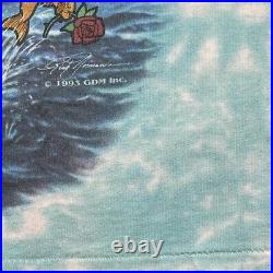 Vintage 1993 Grateful Dead Ship Of Fools Liquid Blue T-Shirt XL Long sleeve