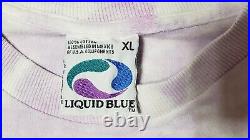 Vintage 1993 Grateful Dead Ship Of Fools Liquid Blue Tie Dye T Shirt XL VTG 90s