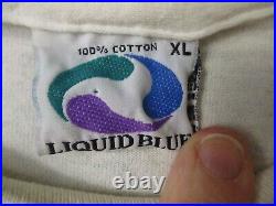 Vintage 1993 Grateful Dead Ship Of Fools Shirt Liquid Blue XL Single Stitch USA