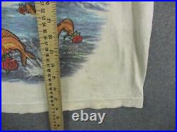 Vintage 1993 Grateful Dead Ship Of Fools Shirt Liquid Blue XL Single Stitch USA