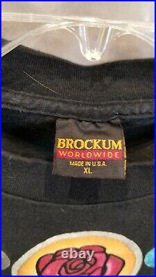 Vintage 1993 Grateful Dead Spring Tour T-Shirt Mens XL Official GDM Inc. Brockum